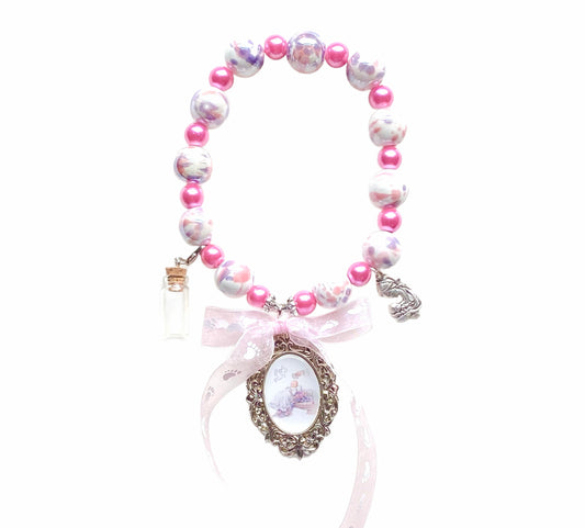 Baby Girl Door Blessing, Pink & White