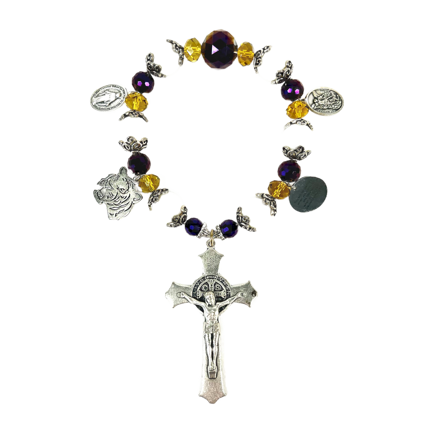 St. Benedict Door Blessing, Purple & Gold, LSU Themed