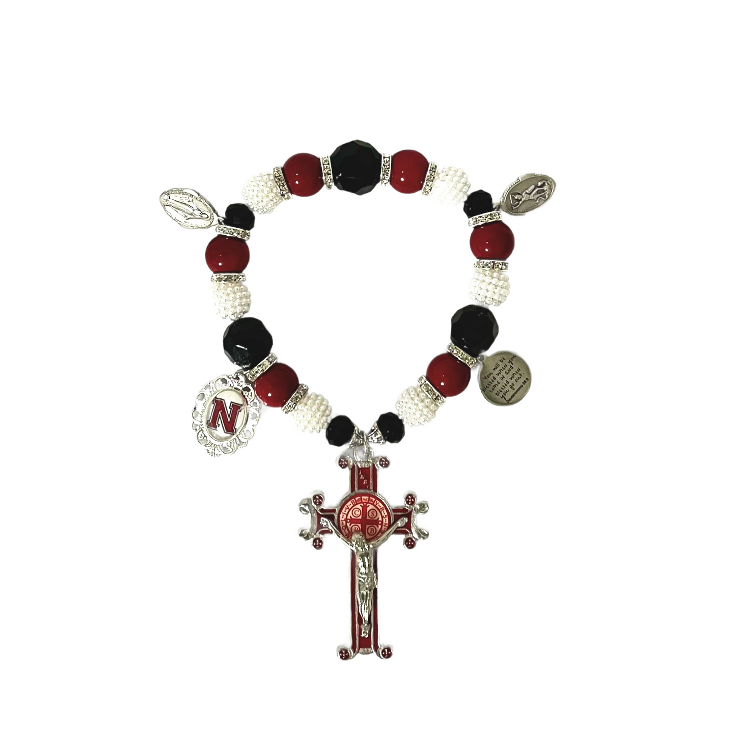 St. Benedict Door Blessing, Red, White, & Black, Nicholls State University