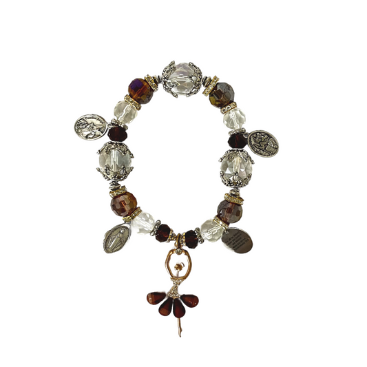 Ballerina Door Blessing, Amber & Gold