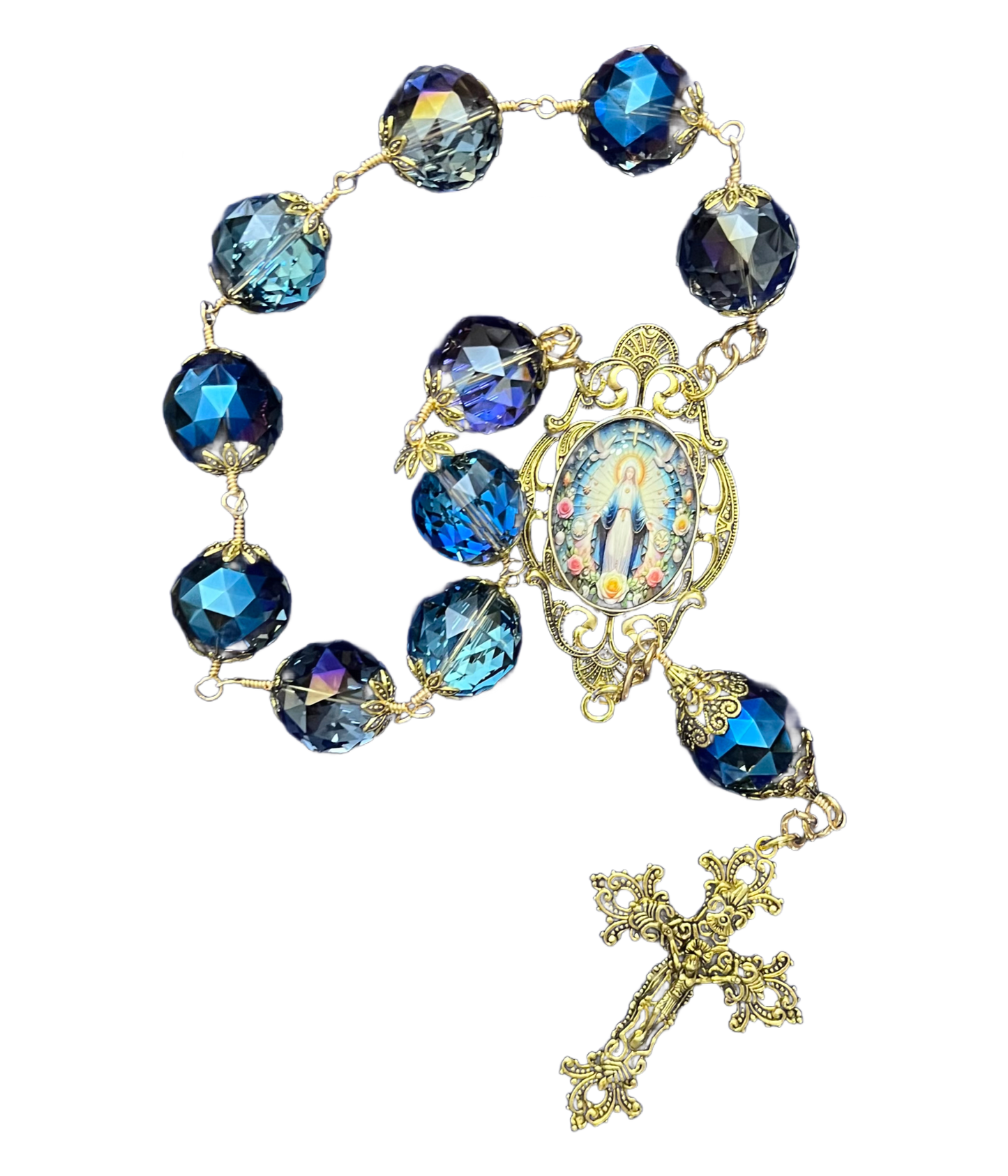 Our Lady of Grace Table Rosary, One Decade, Large