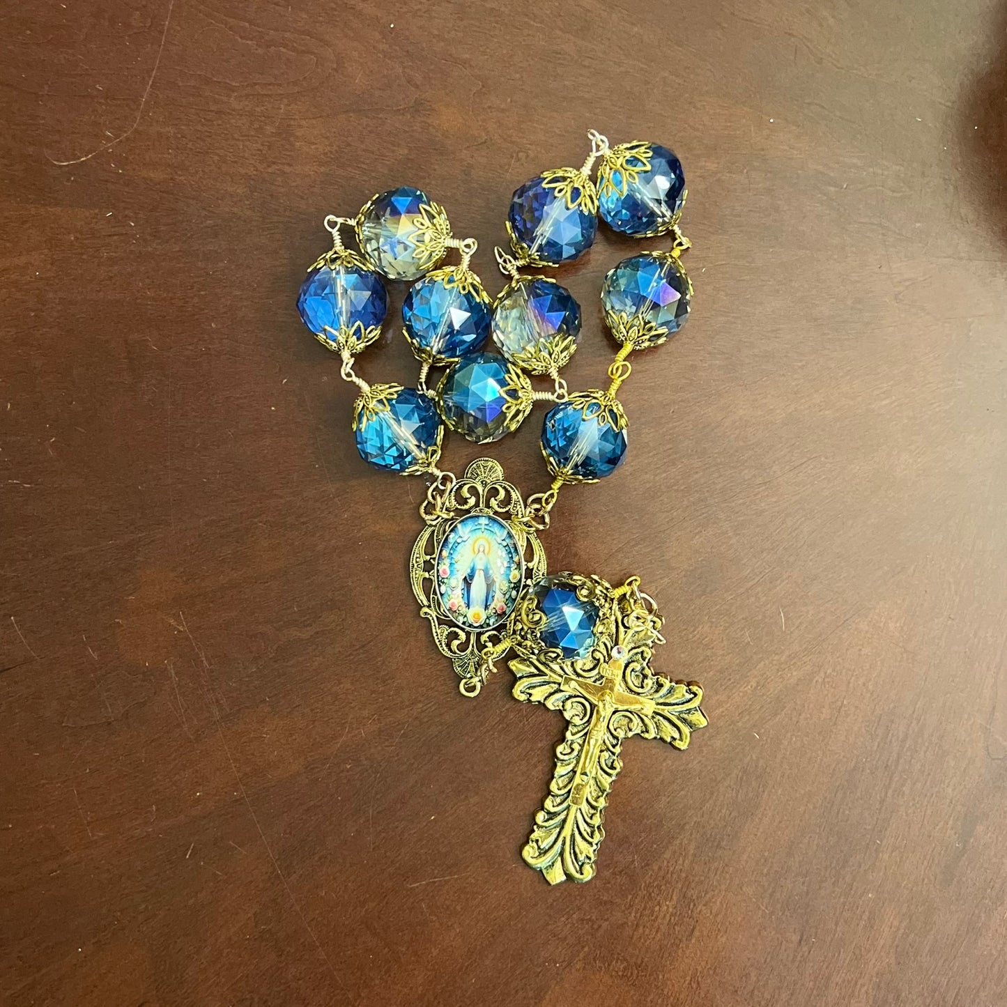 Our Lady of Grace Table Rosary, One Decade, Extra Large