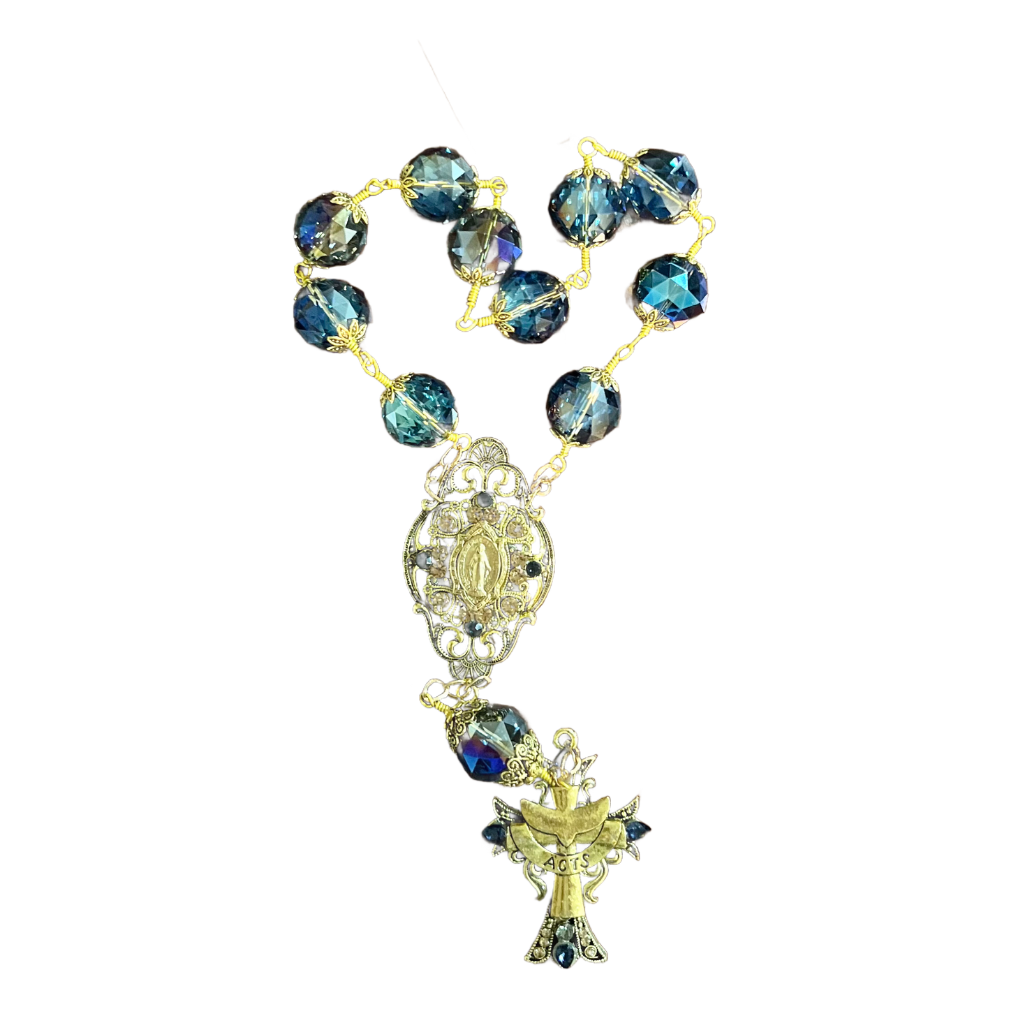 Our Lady of Grace ACTS Table Rosary, One Decade, Large