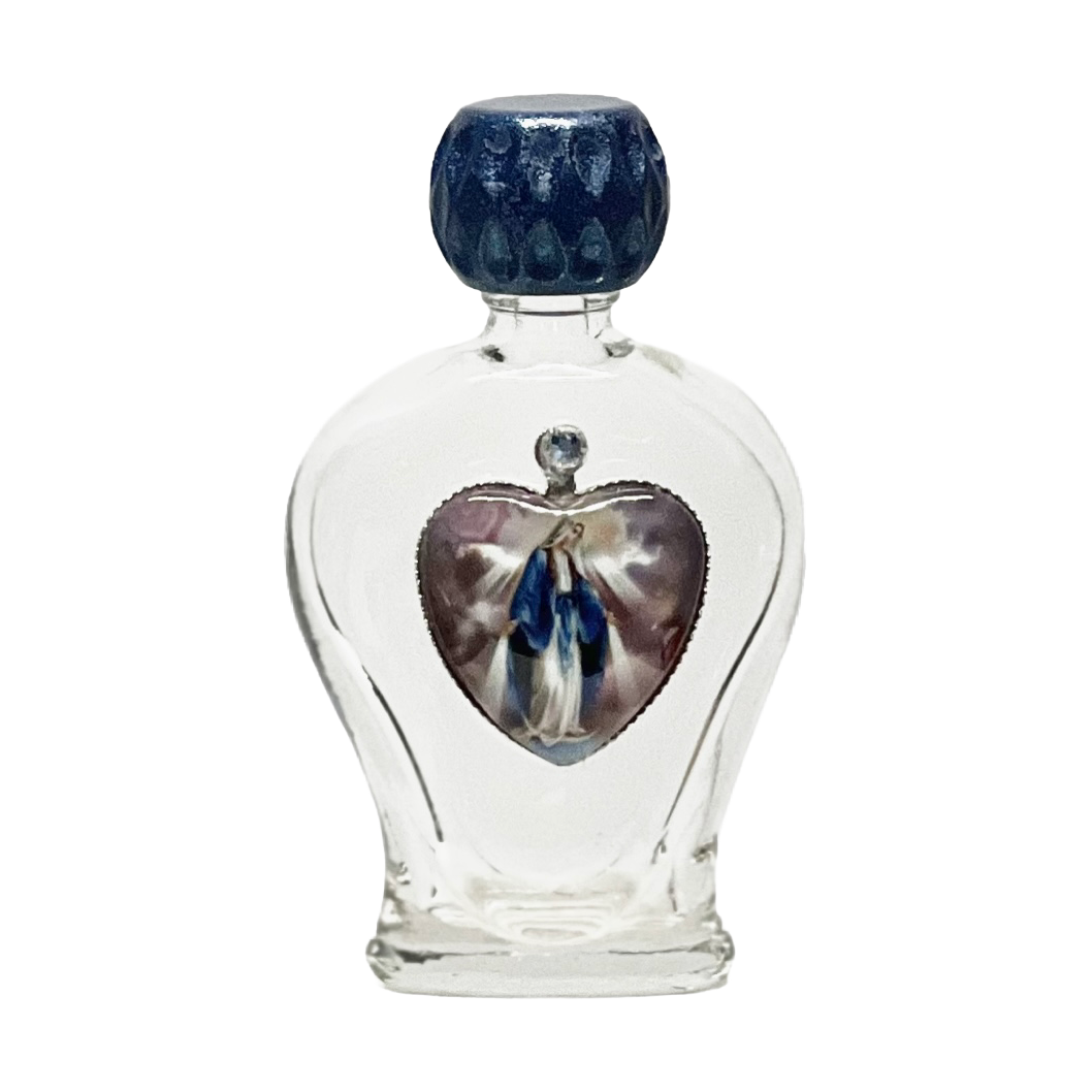 Our Lady of Grace Holy Water Bottle, Purse Size