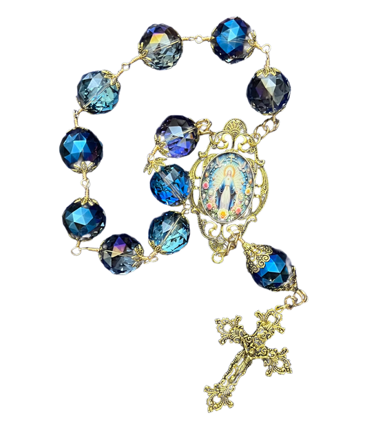 Our Lady of Grace Table Rosary, One Decade, Large