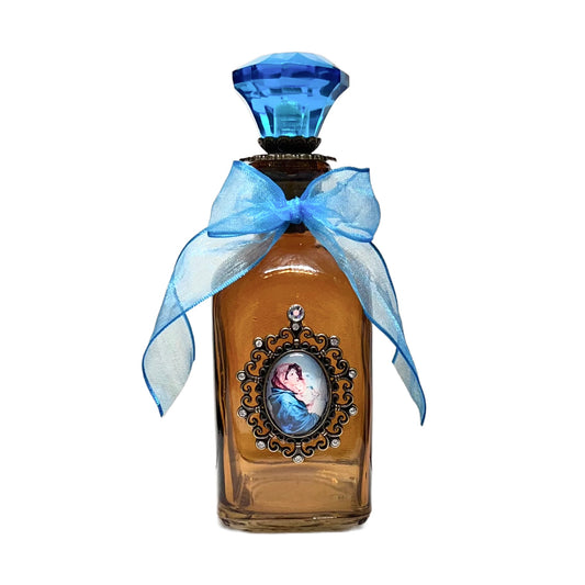 Madonna of the Streets Holy Water Bottle, Amber, Small