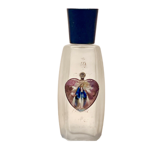 Our Lady of Grace Holy Water Bottle, Purse Size