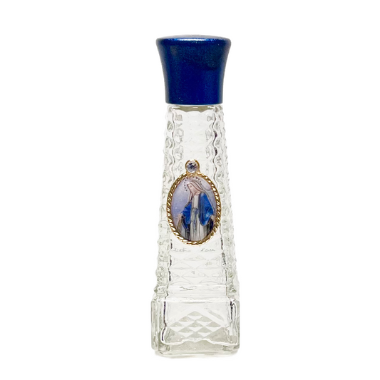 Our Lady of Grace Holy Water Bottle, Purse Size